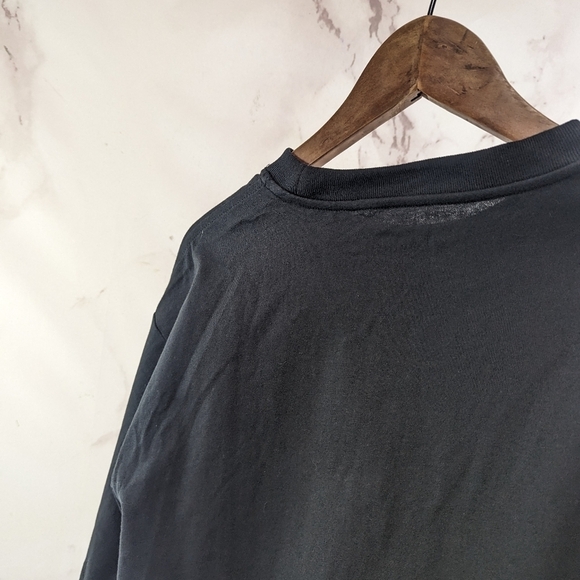 Everlane T Shirt Mens Medium Black Short Sleeve The Premium Weight Tee - Picture 12 of 14